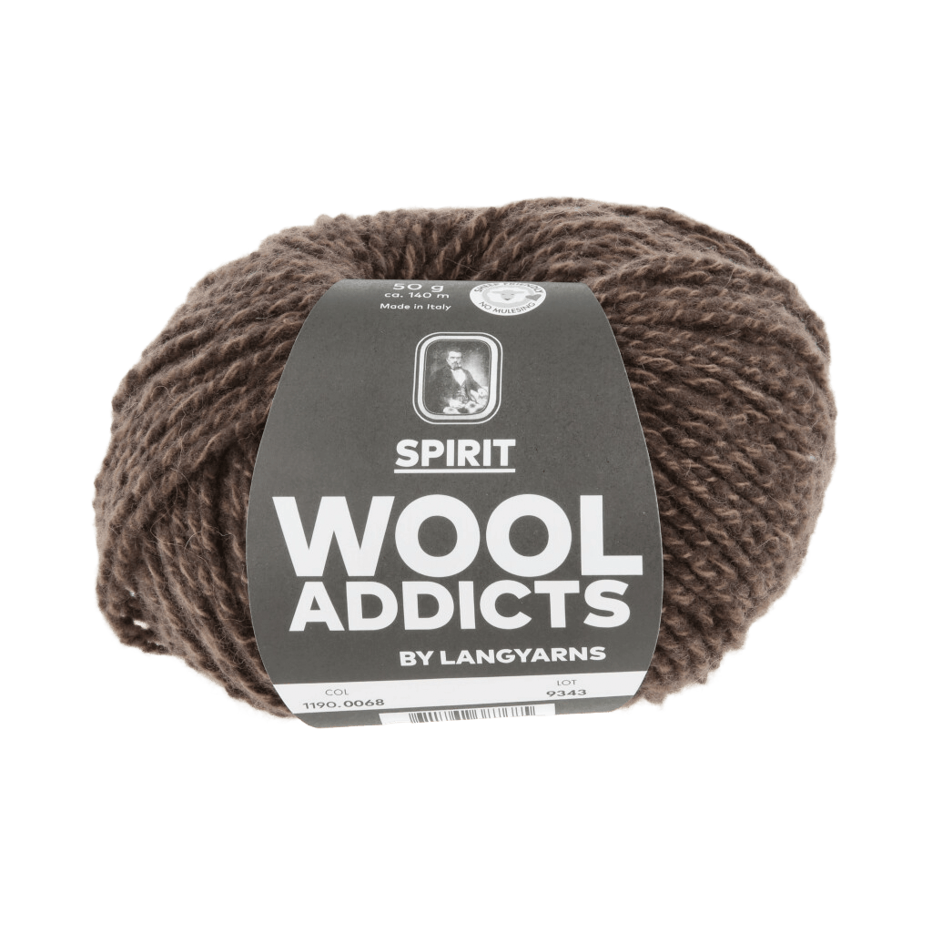 LANGYARNS Luxury Yarns Coffee LANGYARNS WOOLADDICTS | Spirit | Aran / Worsted | 1190