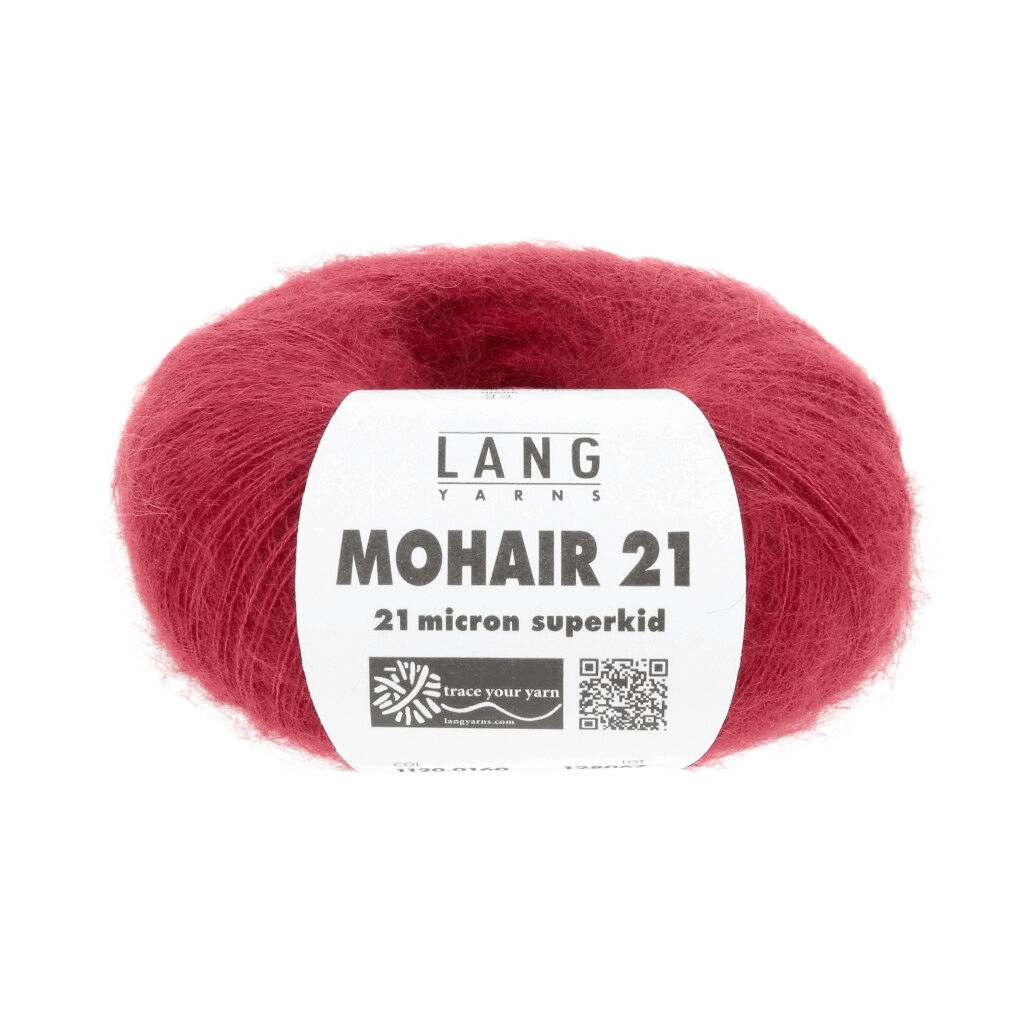 LANGYARNS Luxury Yarns Fire Red LANGYARNS | Mohair 21 | Lace weight | 1120