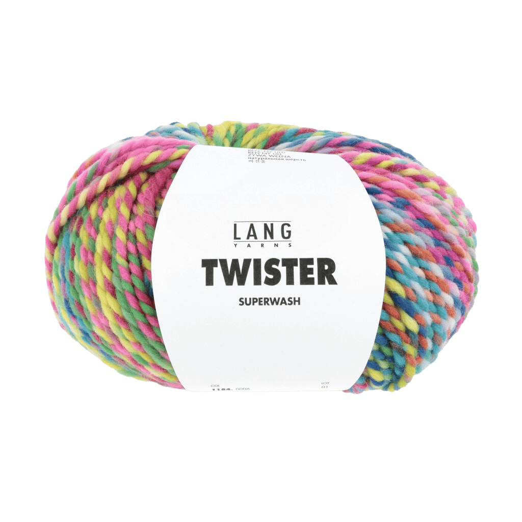 LANGYARNS Luxury Yarns Hot Pink / Marine / Light Blue LANGYARNS | Twister | Super Chunky | 1184