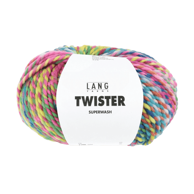 LANGYARNS Luxury Yarns Hot Pink / Marine / Light Blue LANGYARNS | Twister | Super Chunky | 1184