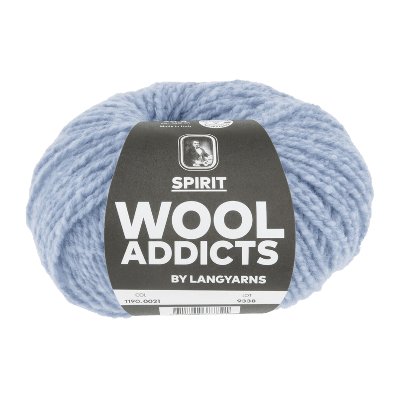 LANGYARNS Luxury Yarns Light Blue LANGYARNS WOOLADDICTS | Spirit | Aran / Worsted | 1190