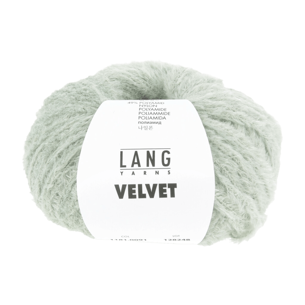 LANGYARNS Luxury Yarns Pastel Green LANGYARNS | Velvet | DK | 1181