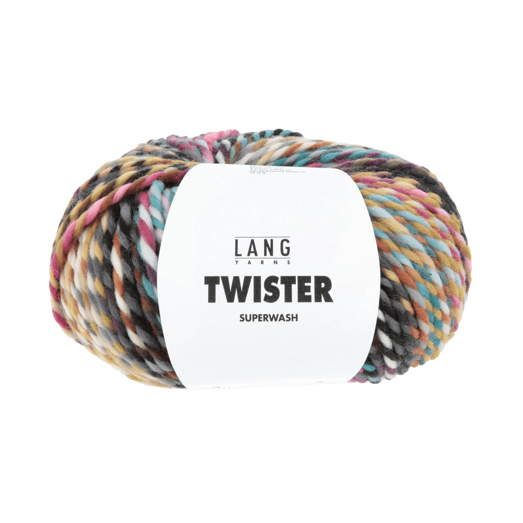 LANGYARNS Luxury Yarns Petrol / Black / Pink LANGYARNS | Twister | Super Chunky | 1184