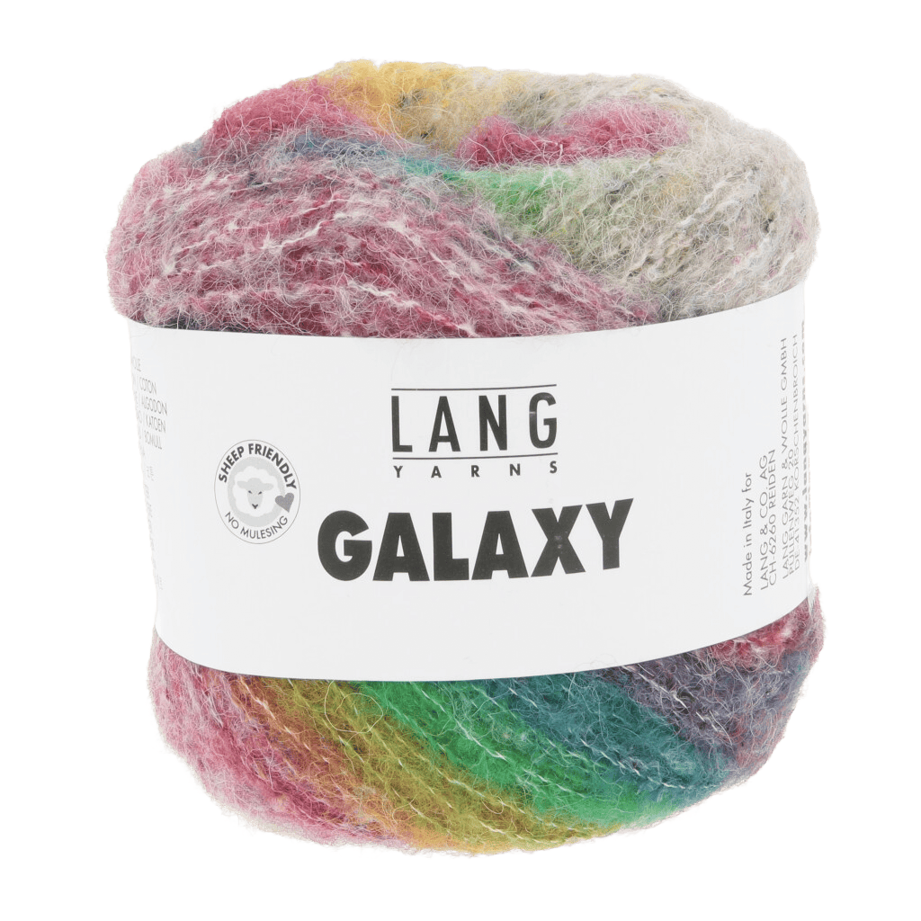 LANGYARNS Luxury Yarns Pink / Orange / Green LANGYARNS | Galaxy | Worsted / Aran | 1189