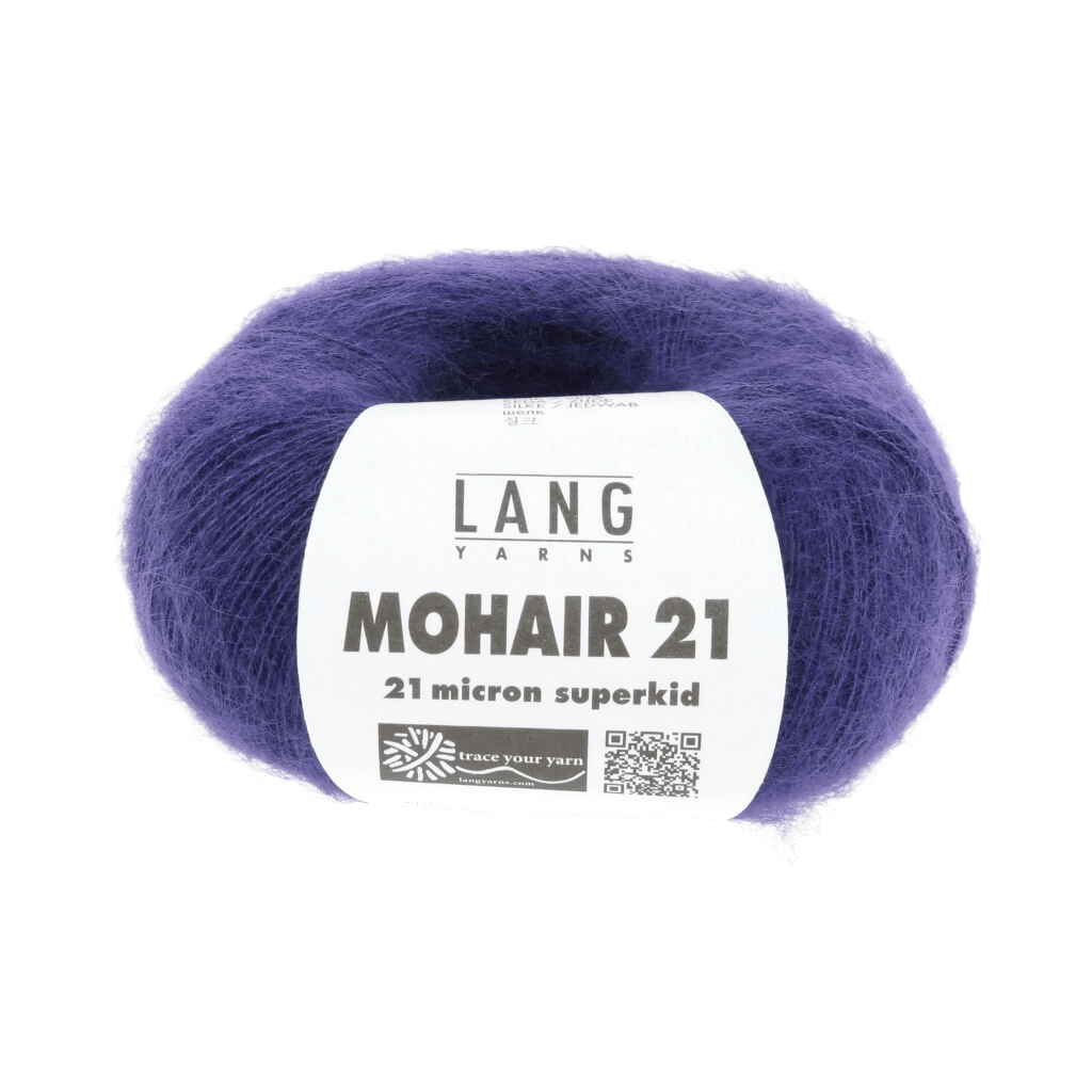 LANGYARNS Luxury Yarns Royal Purple LANGYARNS | Mohair 21 | Lace weight | 1120