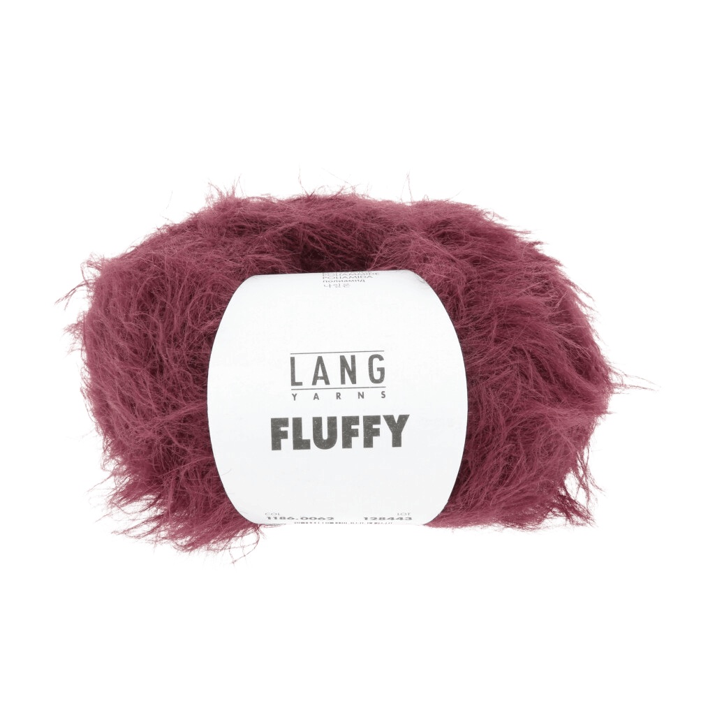LANGYARNS Luxury Yarns Wine Red LANGYARNS | Fluffy | Carry-along | 1186