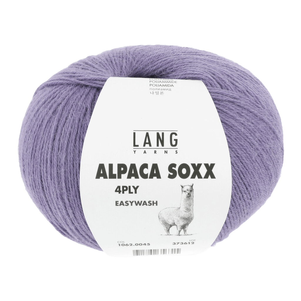 LANGYARNS Sock Yarn Dark Lilac LANGYARNS | Alpaca Soxx | 4 Ply | 1062