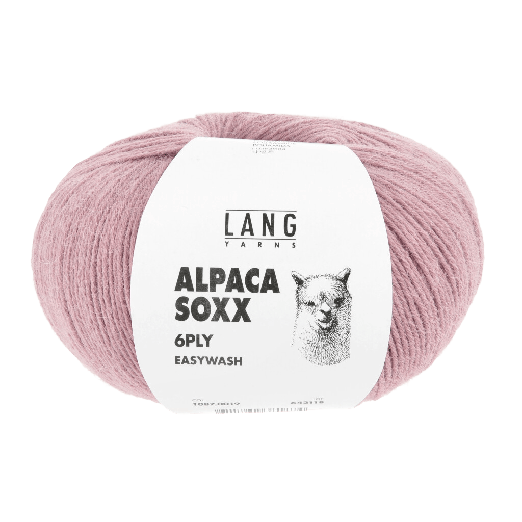 LANGYARNS Sock Yarn Flamingo LANGYARNS | Alpaca Soxx | 6 Ply | 1087