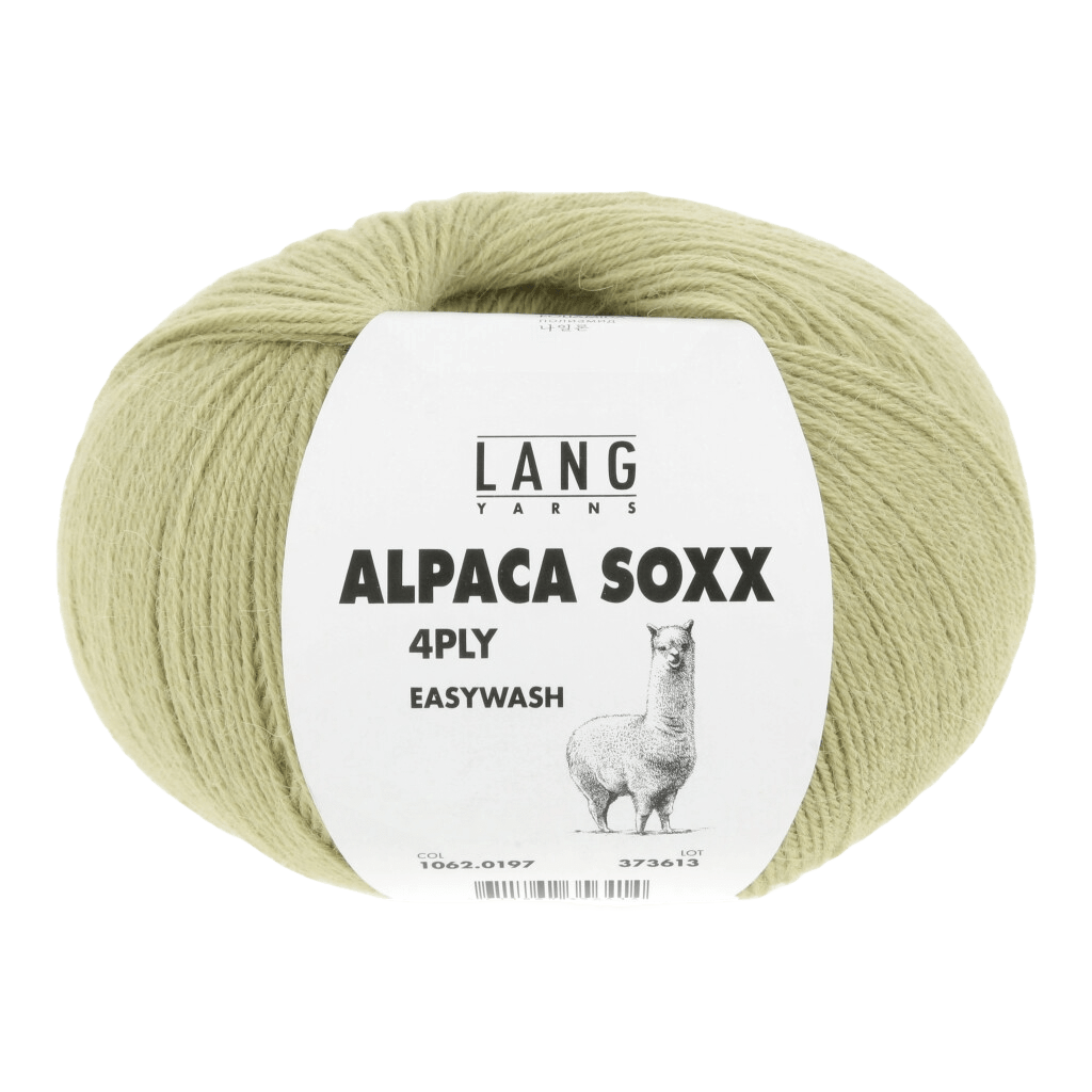 LANGYARNS Sock Yarn Light Olive LANGYARNS | Alpaca Soxx | 4 Ply | 1062