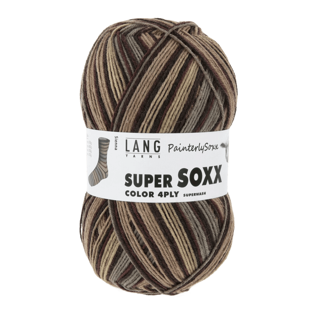 LANGYARNS Sock Yarn Sienna LANGYARNS | Super Soxx Colour - Painterly Soxx | 4 Ply | 901