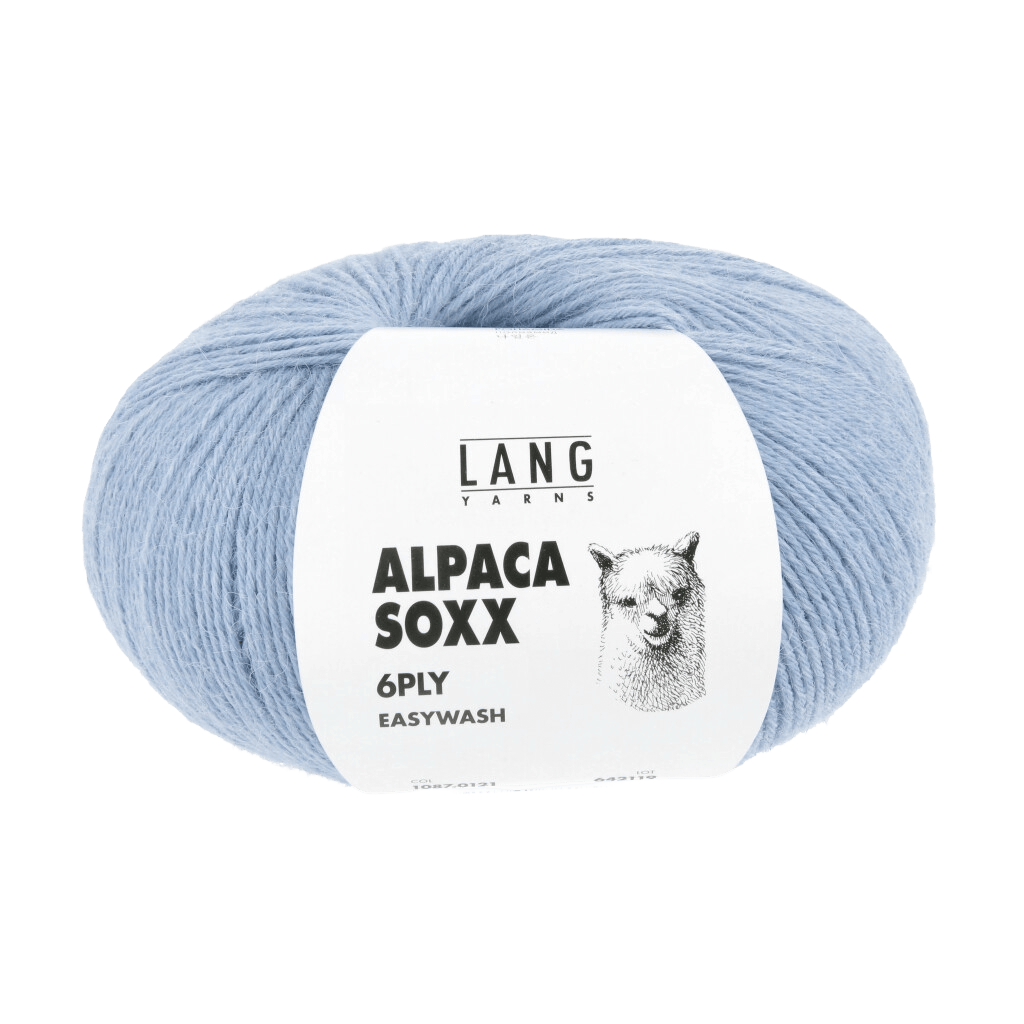 LANGYARNS Sock Yarn Sky Blue Mélange LANGYARNS | Alpaca Soxx | 6 Ply | 1087