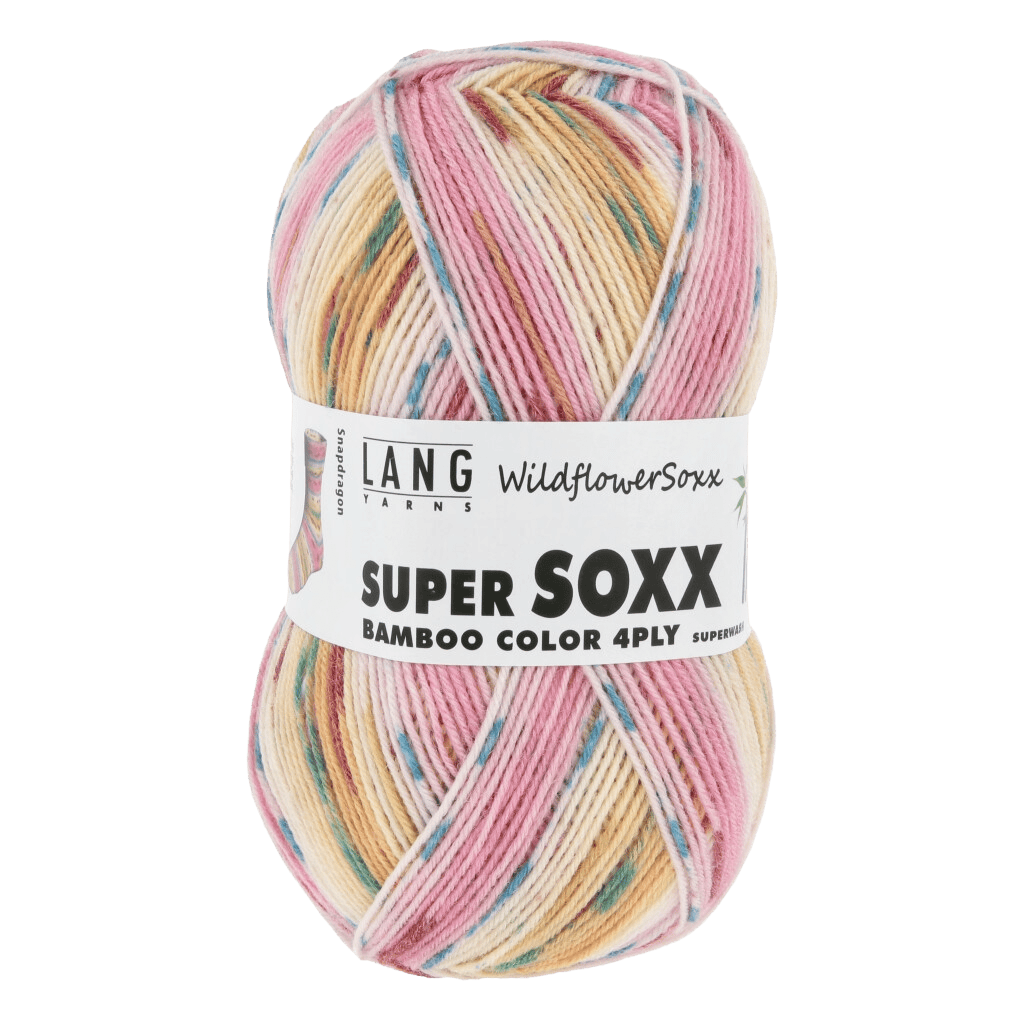 LANGYARNS Sock Yarn Snapdragon LANGYARNS | Super Soxx Bamboo Colour - Wild Flower Soxx | 4 Ply | 641