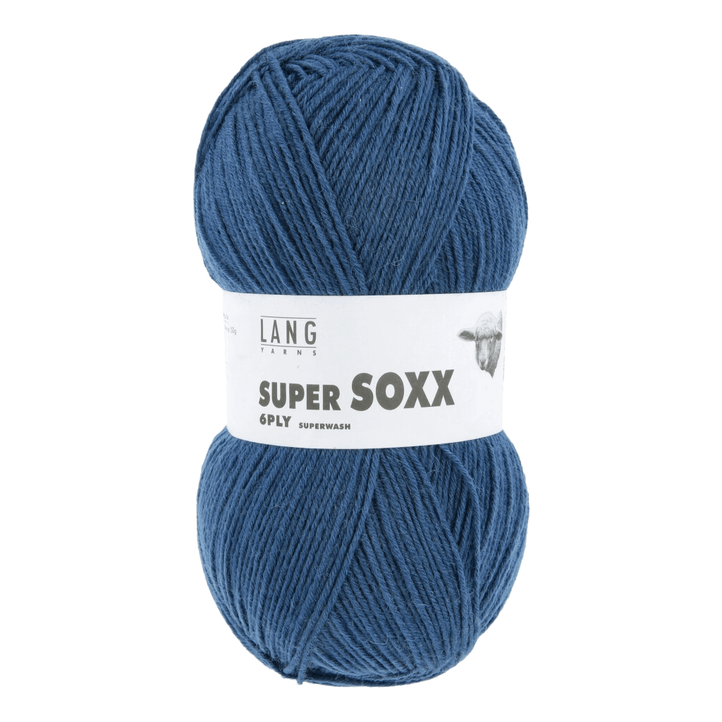 LANGYARNS Sock Yarn Steel Blue LANGYARNS | Super Soxx | 6 Ply | 907