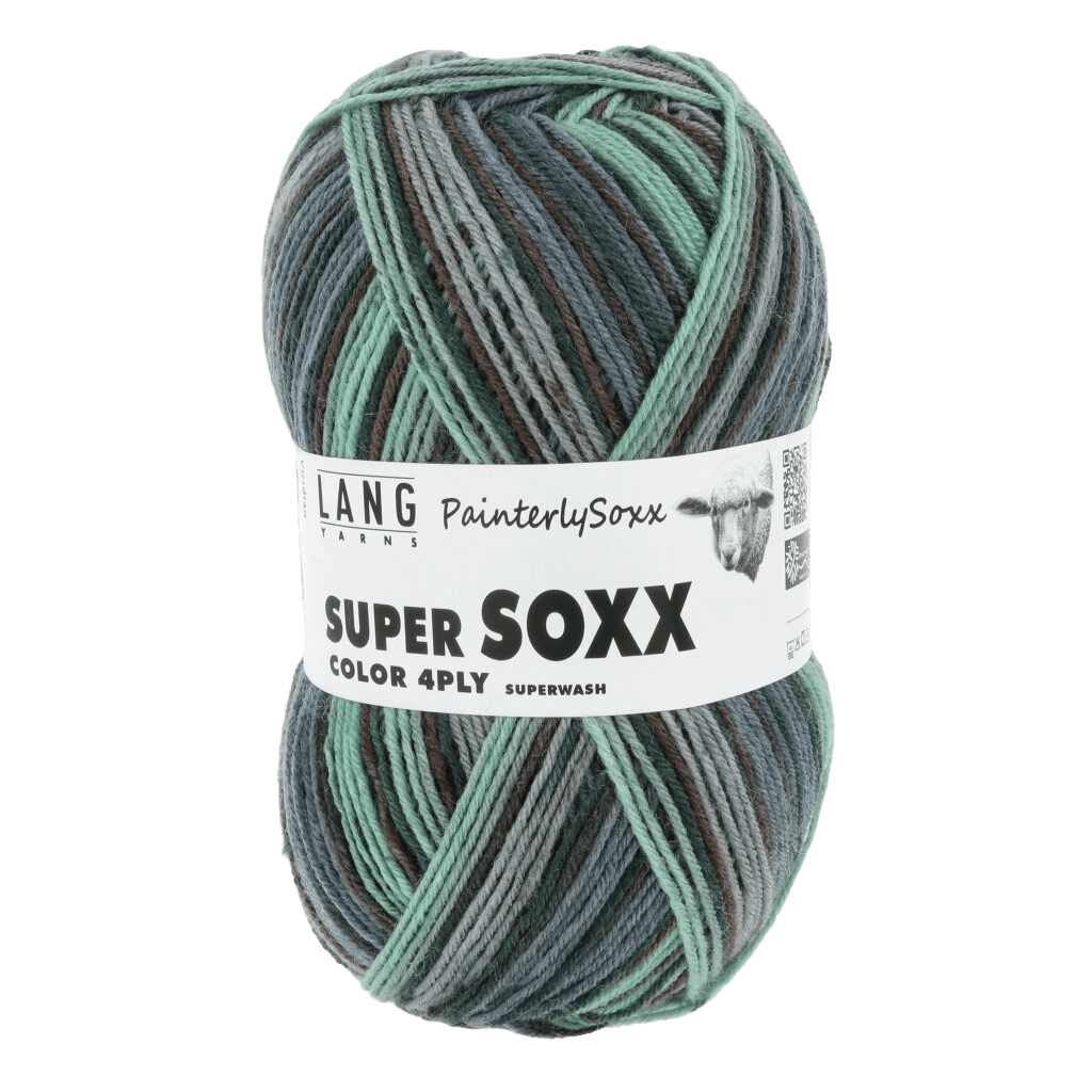 LANGYARNS Sock Yarn Viridian LANGYARNS | Super Soxx Colour - Painterly Soxx | 4 Ply | 901