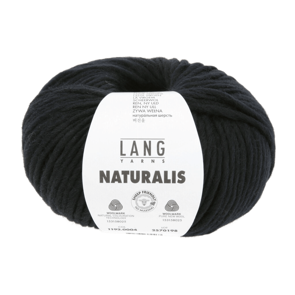 LANGYARNS Yarn Black LANGYARNS | Naturalis | Aran / Worsted | 1192