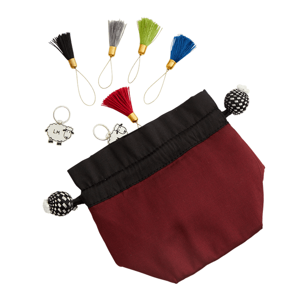 Lantern Moon | Stitch Marker Pouches | Drawstring