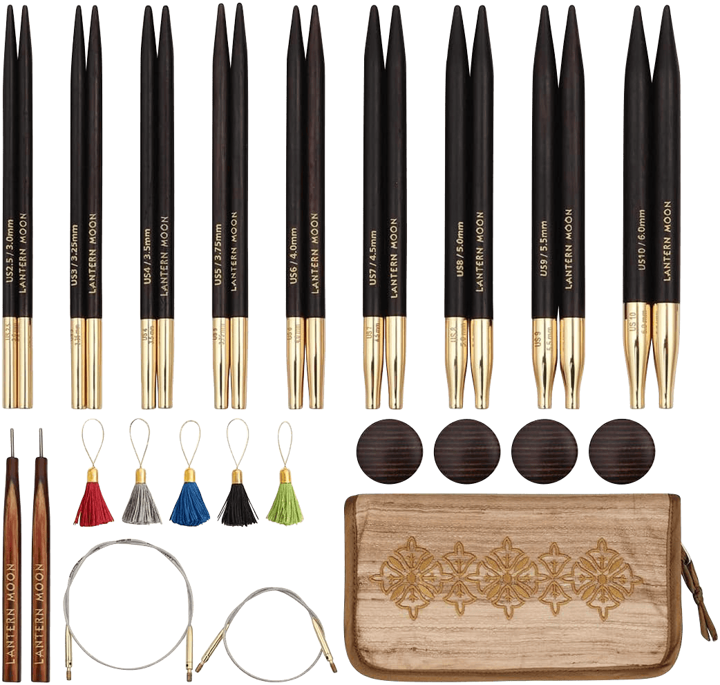 Lantern Moon Knitting Needles Lantern Moon | Ancestry 10cm Interchangeable Knitting Needle Set