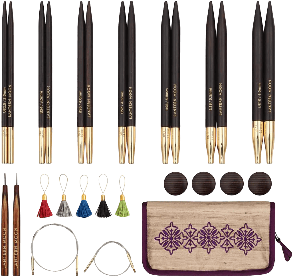 Lantern Moon Knitting Needles Lantern Moon | Bliss 10cm Interchangeable Knitting Needle Set