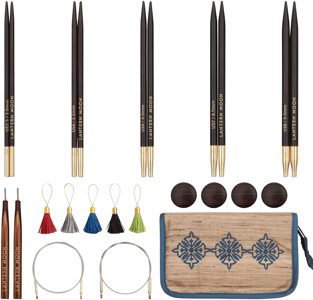Lantern Moon Knitting Needles Lantern Moon | Charm 13cm Interchangeable Knitting Needle Set