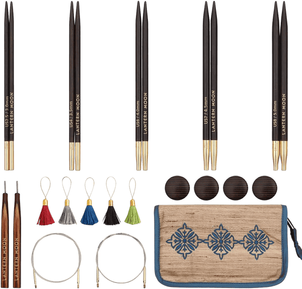 Lantern Moon | Charm | 13cm Interchangeable Knitting Needle Set