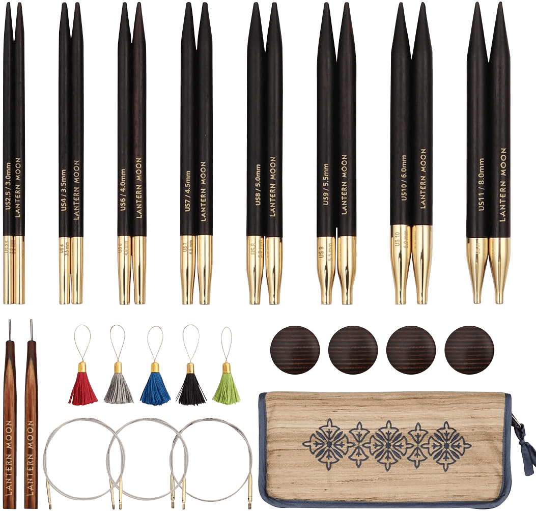 Lantern Moon Knitting Needles Lantern Moon | Glory 13cm Interchangeable Knitting Needle Set