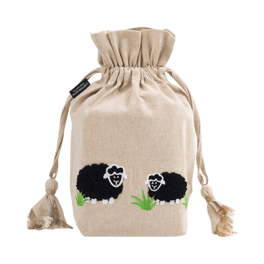 Lantern Moon Knitting Needles Natural Black Lantern Moon | Meadow Drawstring Bag