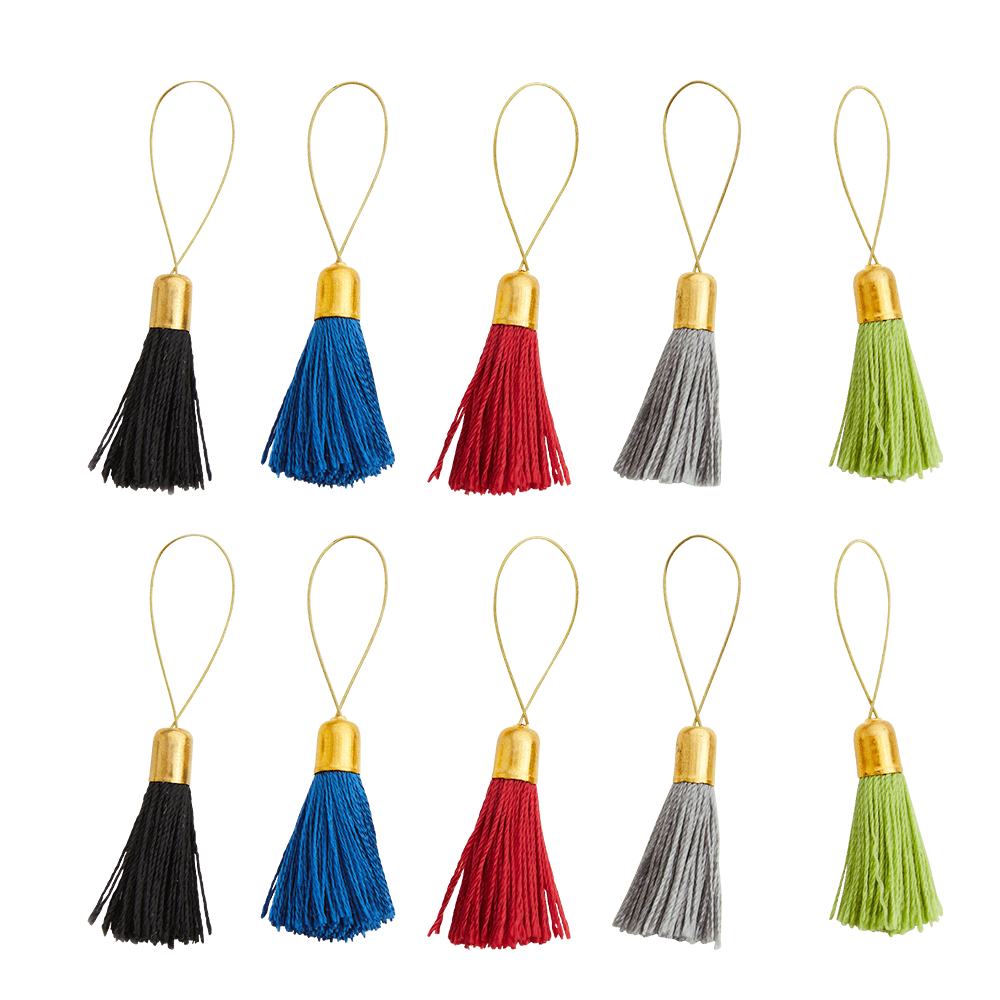 Lantern Moon Stitch Markers Lantern Moon | Stitch Markers | Tassel set of 10