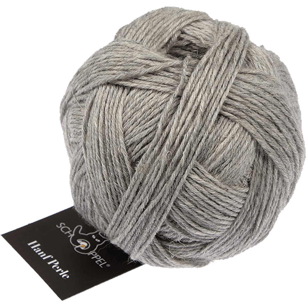 Schoppel Yarn Light Grey Blend SCHOPPEL | Hanf Perle | 4-Ply | 2008