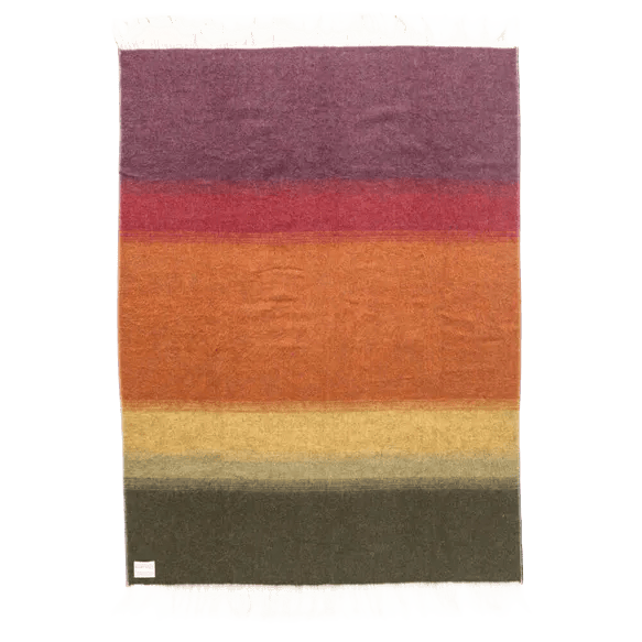 LOPI Blanket Green - Plum - 1051 Lopi | Álafoss Blanket