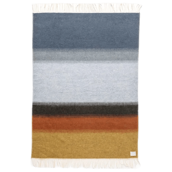 LOPI Blanket Yellow - Blue - 1050 Lopi | Álafoss Blanket