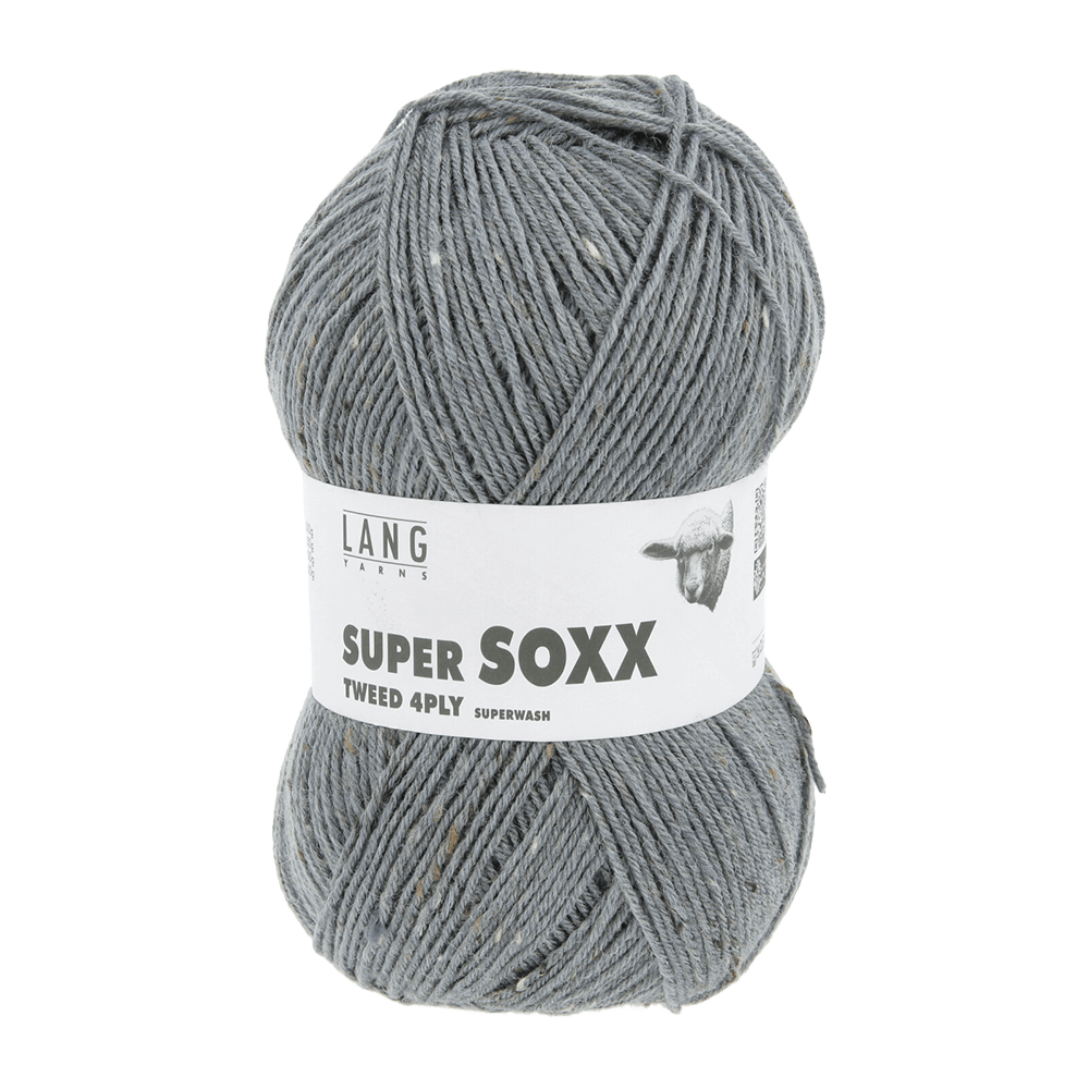 LANGYARNS Yarn Mouse Grey LANGYARNS | Super Soxx Tweed | 4 Ply | 1201