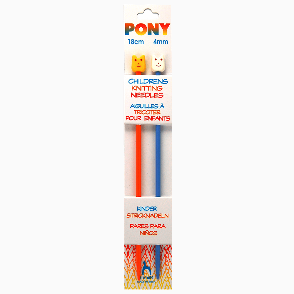 McIntosh Knitting Needles 4.00mm Pony | Children's Knitting Needles | Plastic