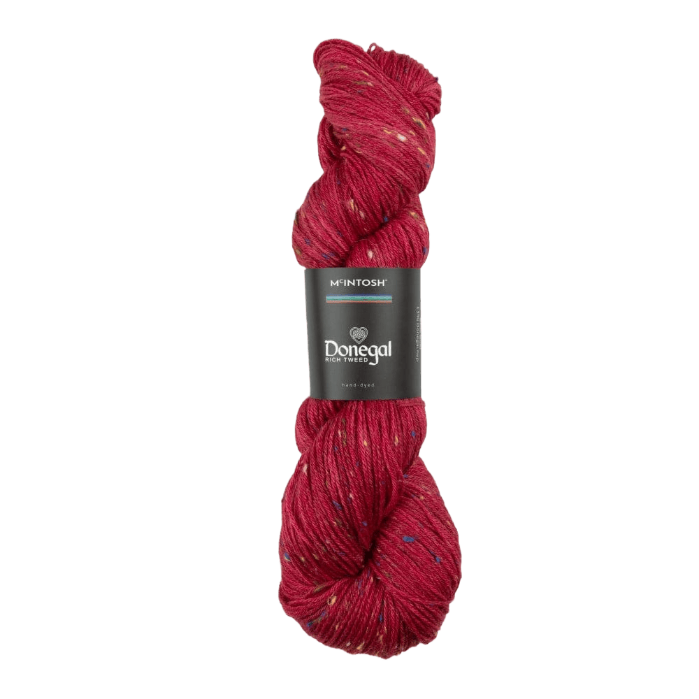 McIntosh Yarn Mountcharles (Red) McIntosh | Donegal Rich Tweed | 4-Ply