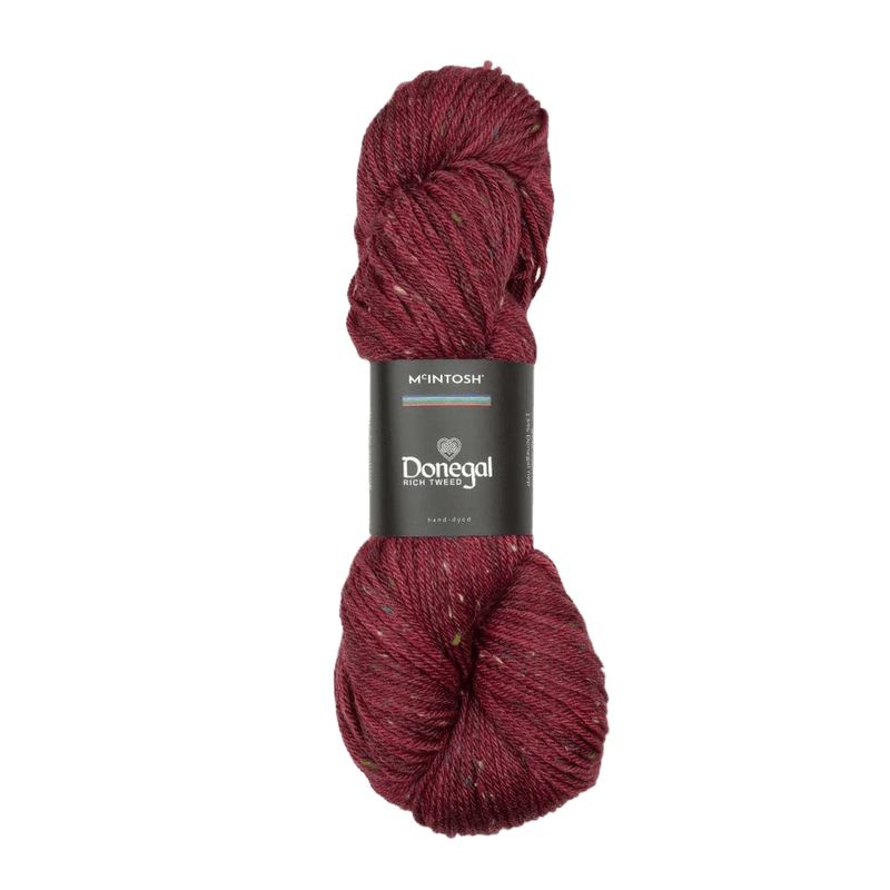 McIntosh Yarn Raphoe (Burgundy) McIntosh | Donegal Rich Tweed | 4-Ply