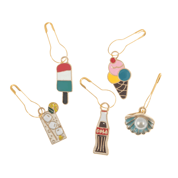 Milward | Stitch Marker Charms | Metal Bulb | 5 Pack