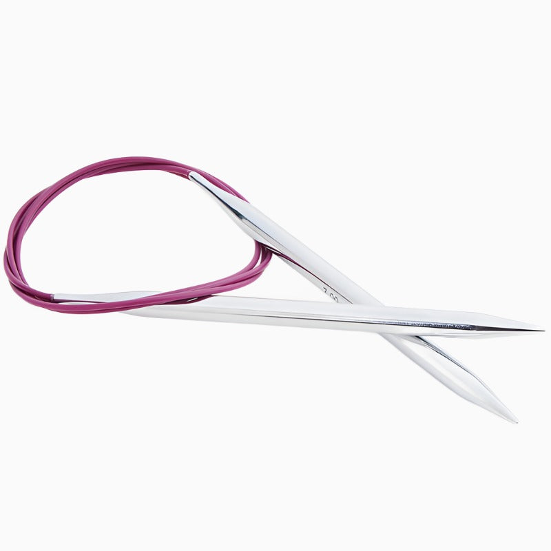 KnitPro | Nova Metal | Fixed Circular Knitting Needles | 25cm | McIntosh