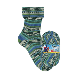 Opal Sock Yarn 11472 - Rain-soaked Grass (regennasses Gras) Opal | Sock Wool |  Whirlwind (Wirbelwind) | 4-Ply