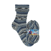 Opal Sock Yarn 11475 - Laughing Wind (lachender Wind) Opal | Sock Wool |  Whirlwind (Wirbelwind) | 4-Ply