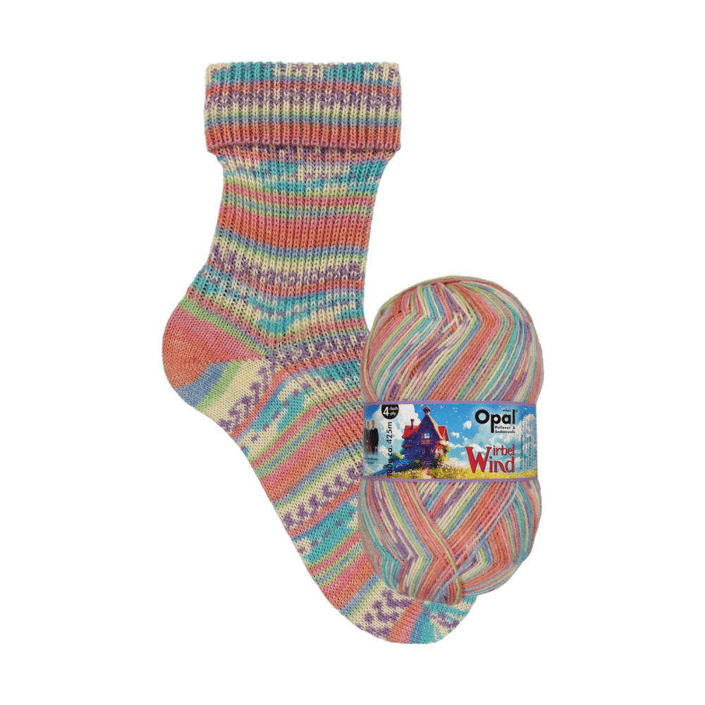 Opal Sock Yarn 11476 - Magical Colourful Light (zauberbuntes Licht) Opal | Sock Wool |  Whirlwind (Wirbelwind) | 4-Ply