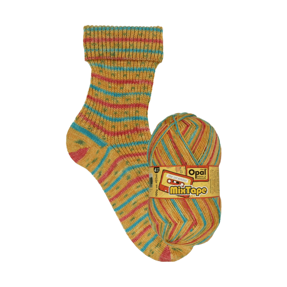 Opal Sock Yarn 11494 - Sounds of the Heart (Töne des Herzens) Opal | Sock Wool | Mixtape | 4-Ply