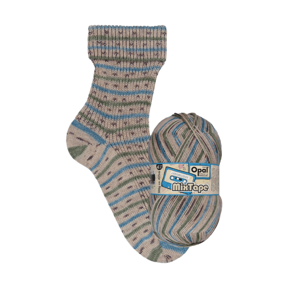 Opal Sock Yarn 11496 - Love Melodies (Liebesmelodien) Opal | Sock Wool | Mixtape | 4-Ply