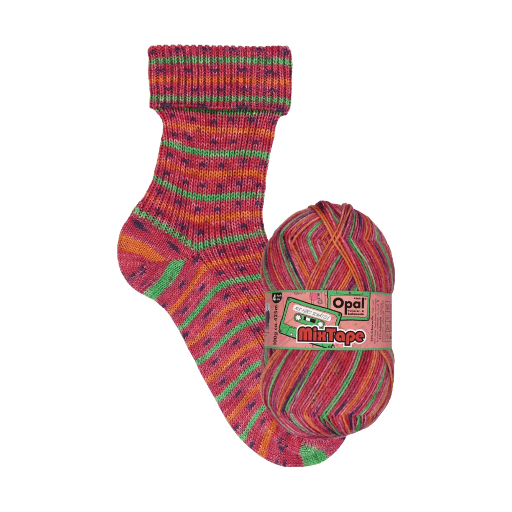 Opal Sock Yarn 11497 - Songs for my Love (Mix fürs Schätzle) Opal | Sock Wool | Mixtape | 4-Ply