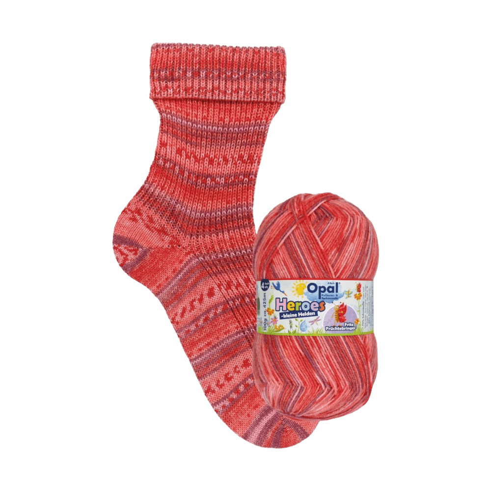 Opal Sock Yarn 11541 - Fritz Früchtebringer Opal | Sock Wool | Little Heroes | 4-Ply