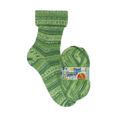 Opal Sock Yarn 11547 - Hans Heupferdchen (grasshopper) Opal | Sock Wool | Little Heroes | 4-Ply