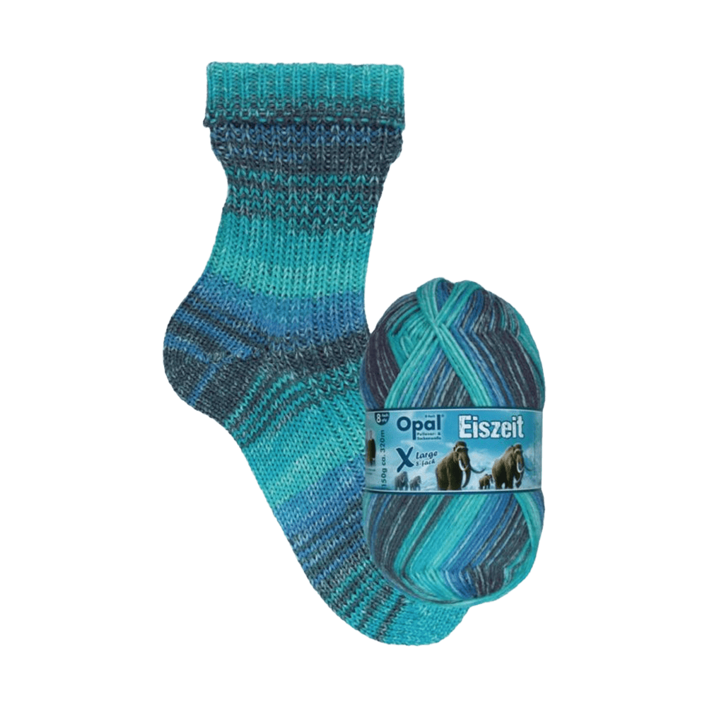 Opal Sock Yarn 11571 Opal | Sock Wool | Opal Eiszeit (Ice Age) | 8-Ply