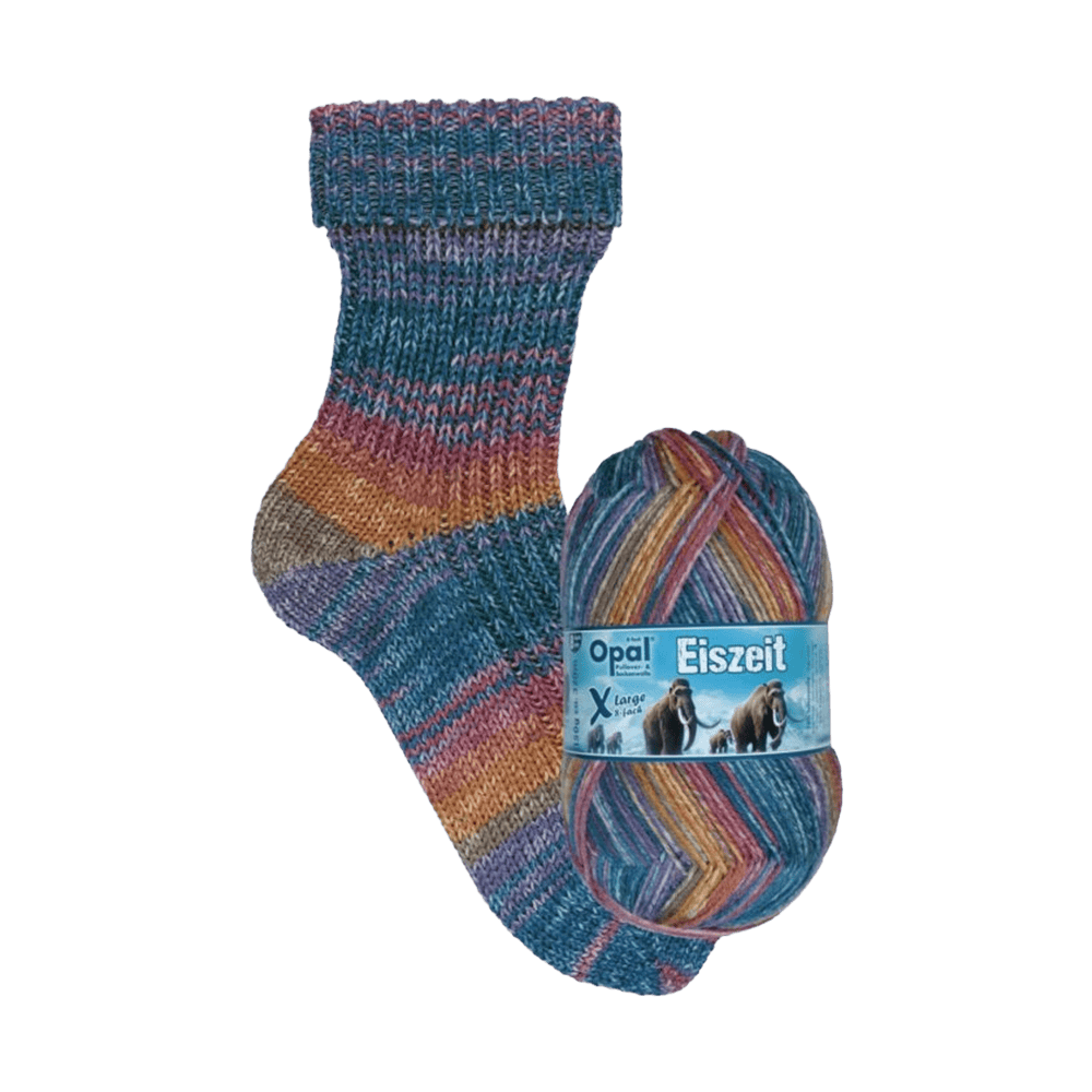 Opal Sock Yarn 11574 Opal | Sock Wool | Opal Eiszeit (Ice Age) | 8-Ply