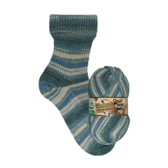 Opal Sock Yarn 11594 - Fluffy Clouds (Schäfchenwolken) Opal | Sock Wool | Schafpate 17 - Wild Nature | 4-Ply