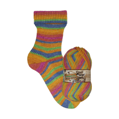 Opal Sock Yarn 11597 - Wildflower Meadow (Wildblumenwiese) Opal | Sock Wool | Schafpate 17 - Wild Nature | 4-Ply