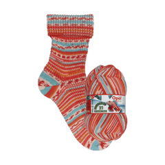 Opal Sock Yarn 11603 - The Plug Puller Opal | Sock Wool | Rainforest 21 | 4-Ply