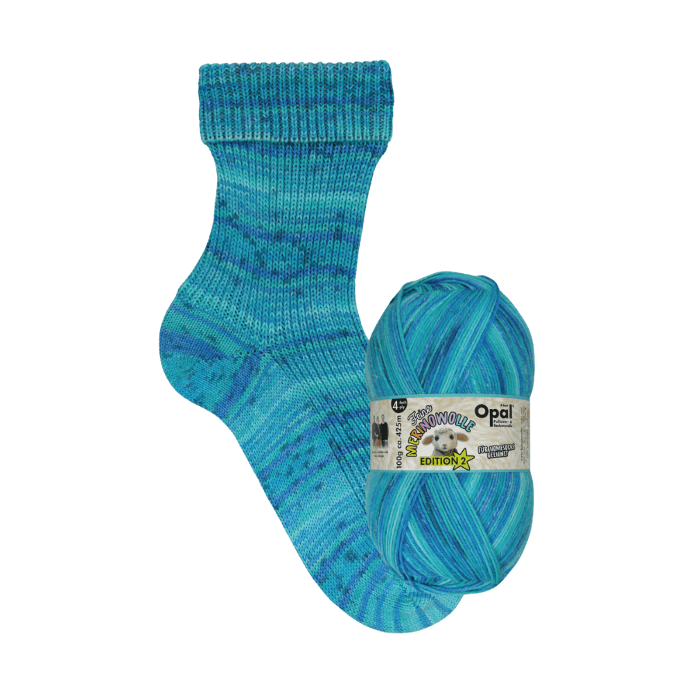 Opal Sock Yarn 11633 Opal | Sock Wool | Fine Merino Wool (Opal Feine) | 4-Ply